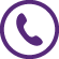 A purple phone in a circle.
