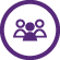 Sentencing Profile series Icon of a group of three people.