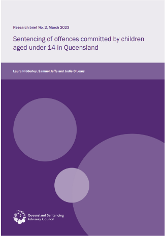 Sentencing of offences committed by children aged under 14 in Queensland Kids in court thumbnail
